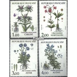 France 2392-2395 (édition complète) neuf 1983 Fleurs
