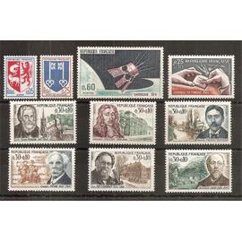 1468 à 1476 (1966) Série de timbres neufs N** (cote 4,8e) (4080)