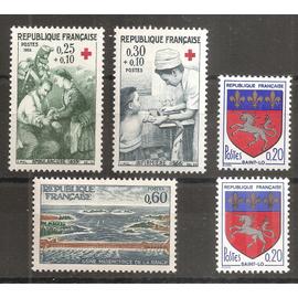1507 à 1510c (1966) La Rance / Croix-Rouge / Saint-Lo N** (cote 2,1e) (7772)
