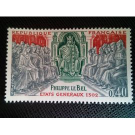 timbre FRANCE YT 1577 Philippe le Bel (1268-1314). États généraux de 1302 1968 ( 050505 )