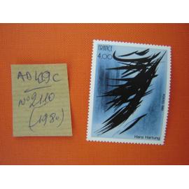 AD 419 C // TIMBRE NEUF FRANCE N°2110 (1980)** Oeuvre de Hans HARTUNG