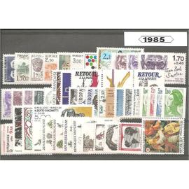 année complète 1985 timbres de france du n° 2347 au 2392 yvert et tellier luxe