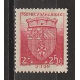 France, 1942, Au Profit Du Secours National, Armoiries De Villes, N°559, Neuf.