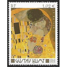 timbre france 2002 neuf** 3461 - tableau de gustav klimt - le baiser