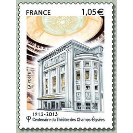 france 2013, très beau timbre neuf** luxe yvert 4737, centenaire du théâtre des champs élysées à paris.