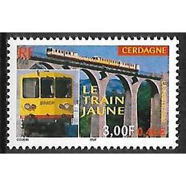 timbre france 2000 neuf** 3338 - le train jaune de cerdagne
