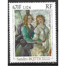 timbre france 2000 neuf** 3301 - Sandro botticelli " détail de venus et les grâces"