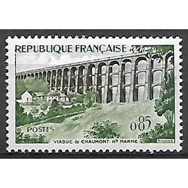 timbre france 1960 neuf** 1240 - viaduc de chaumont