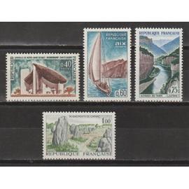 France, 1965, Série Touristique, N°1435 + 1437 + 1438 + 1440, Neufs.
