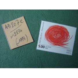 AD 207 C // TIMBRE FRANCE NEUF 1993 * N°2834 "Oeuvre de TAKIS