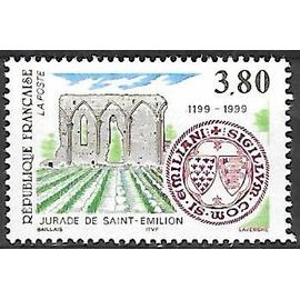 timbre france 1999 neuf** 3251 - 800e anniversaire de la jurade de saint-Emilion