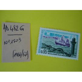 AD 482 G// TIMBRE FRANCE NEUF 1966/67*N°1503 Boulogne sur Mer
