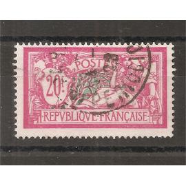 208 (1924) Merson 20fr lilas-rose Oblitéré (cote 40e) (6636)