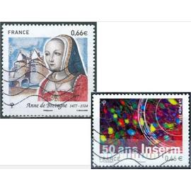 france 2014, beaux timbres yvert 4834, Anne De Bretagne, Duchesse De Bretagne Et Reine De France et 4886, 50ème anniversaire de l