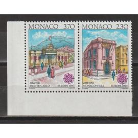 Monaco, 1990, Europa, N°1724a + 1725a (Dentelés 13 X 12,5) (Provenant Du Bloc N°49), Neufs.