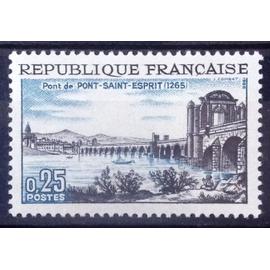 Pont de Pont-Saint-Esprit 0,25 (Impeccable n° 1481) Neuf** Luxe (= Sans Trace de Charnière) - France Année 1966 - brn83 - N31743