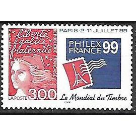timbre france 1997 neuf** 3127 - exposition philatélique mondiale à paris "philexfrance 99"