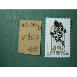 AD 065B // TIMBRE FRANCE NEUF 1988 *N° 2516"Sinagogue Victoire Paris