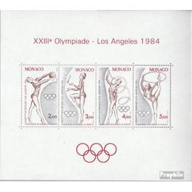 monaco Bloc 25 (édition complète) neuf 1984 olympe. Été `84