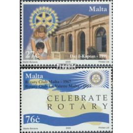Malte 1375-1376 (complète edition) neuf avec gomme originale 2005 rotary international