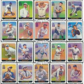 Etats-Unis 3337-3356 (complète edition) neuf avec gomme originale 2000 Baseballspieler