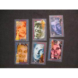 lot timbres Série "Personnages célèbres de la scène à l