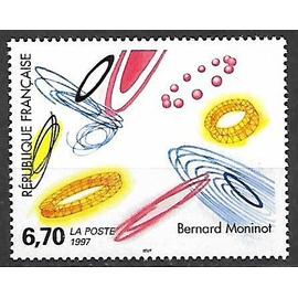 timbre france 1997 neuf** 3050 - série artistique "oeuvre originale de bernard moninot"