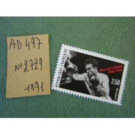 AD 497 // TIMBRE FRANCE NEUF 1991*N°2729 " Marcel Cerdan 1916-1949