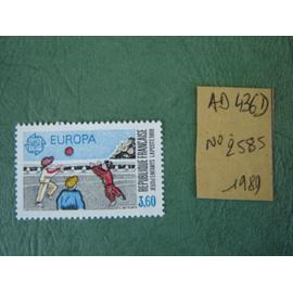 AD 436 D // TIMBRE FRANCE NEUF 1989 *N° 2585 "Europa "" Jeux d