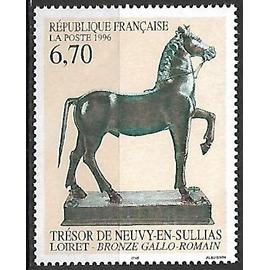 timbre france 1996 neuf** 3014 - série artistique "le trésor de neuvy-en-sullias"