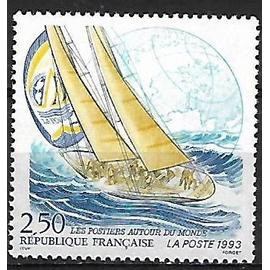 timbre france 1993 neuf** 2789 - les postiers autour du monde dans la "whithbread"