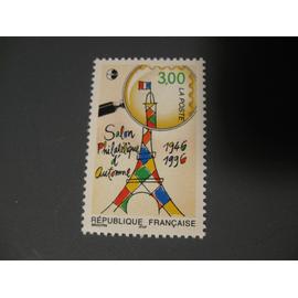 timbre "50ème salon philatélique d
