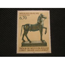 timbre "trésor de Neuvy-en-sullias (loiret) - bronze gallo-romain" 1996 - y&t 3014