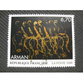 timbre "arman (oeuvre originale)" 1996 - y&t 3023