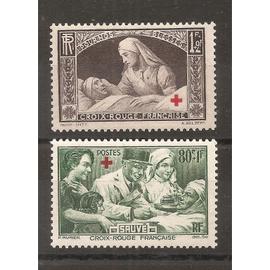 459 - 460 (1940) Croix-Rouge Française N** (cote 26e) (6826)