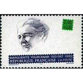 1 Timbre France 1993 Neuf- Marguerite Yourcenar (1903-1987 - Yt 2804