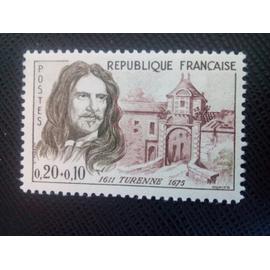timbre FRANCE YT 1258 Turenne (1611-1675) 1960 ( 051105 )