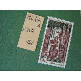 AD 103 A // TIMBRE FRANCE NEUF 1966*N° 1496 "Clovis"
