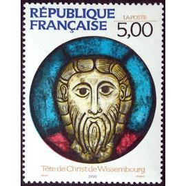1 Timbre France 1990, Neuf - « Tête de Christ » de Wissembourg - Yt 2637