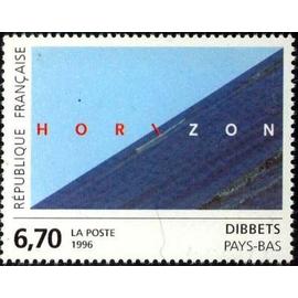 1 Timbre France 1996, Neuf - « Horizon » de Dibbets (Pays-Bas) - Yt 2987