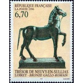 1 Timbre France 1996, Neuf - Bronze gallo-romain du trésor de Neuvy-en-Sullias - Yt 3014