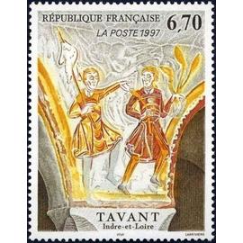 1 Timbre France 1997, Neuf - Fresques de Tavant (Indre et Loire) - Yt 3049