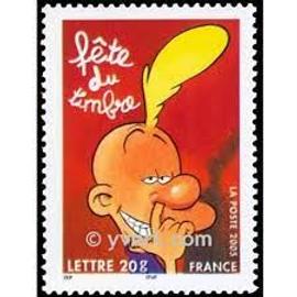 fête du timbre : titeuf (zep) année 2005 n° 3751 yvert et tellier luxe (valdité permanente)