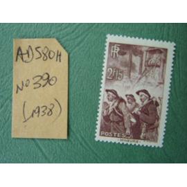 AD 580 H // TIMBRE FRANCE NEUF 1938*N°390 " Mineurs"