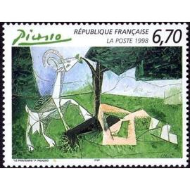 1 Timbre France 1998, Neuf - Le printemps » Pablo Picasso - Yt 3162