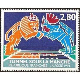 1 Timbre France 1994, Neuf - tunnel sous la Manche - Yt 2880