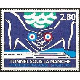 1 Timbre France 1994, Neuf - Tunnel Sous La Manche  - Yt 2881