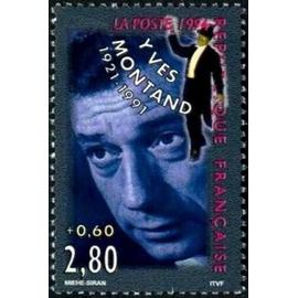 1 Timbre France 1994, Neuf - Yves Montand 1921-1991 - Yt 2901
