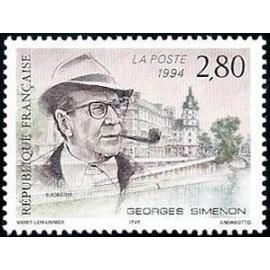 1 Timbre France 1994, Neuf - Georges Simenon - Yt 2911
