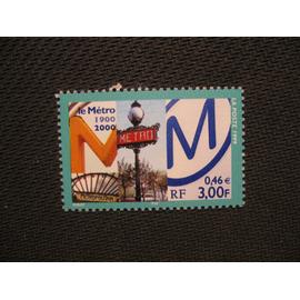timbre "centenaire du métro 1900-2000" - 1999 - y&t 3292